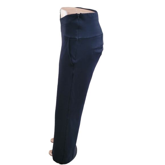 Cabi Coco High Rise Trouser Pants Women's Size 6 Navy Blue‎ Wide Leg - Picture 6 of 16